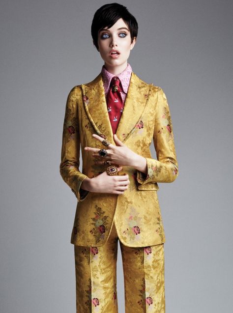 Grace Hartzel Models 'Funny Business' Suits In Patrick Demarchelier Snaps For W Magazine March 2016 — Anne of Carversville Fairy Types, Grace Hartzel, Giovanna Battaglia Engelbert, Gucci Westman, Taylor Tomasi, Print Mixing, Elle Spain, Liza Minnelli, Patrick Demarchelier