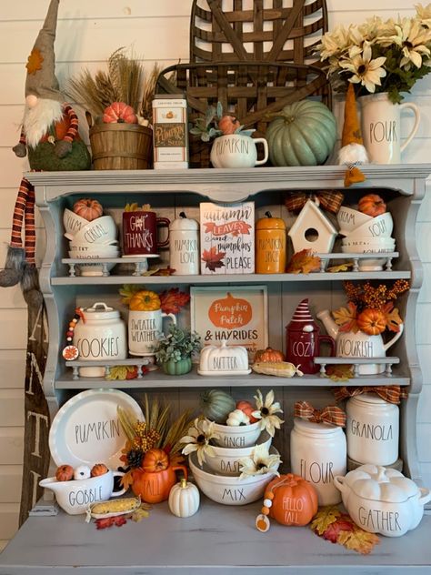 fall decor fall decor ideas for the home fall outdoor decor neutral halloween decor diy halloween decorations outdoor chill apartment vibes locker ideas pop up vendor booth ideas classy halloween decor mexican patio hacienda style fall house decor cozy fall decor juju on that beat white gel stain over oak halloween front porch decor farmhouse fall decor college apartment checklist bedroom decor inspirations halloween front porch solo esthetician room beauty bar salon ideas Accessorizing Shelves, Fall Hutch Decor Ideas, Chill Apartment Vibes, Fall House Decor, Chill Apartment, Neutral Halloween Decor, Decor College Apartment, Porch Decor Farmhouse, Beauty Bar Salon