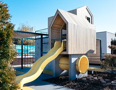 Scandinavian Playground, Residential Playground, Playground Layout, Japanese Playground, Thesis Structure, Playground Architecture, Playground Idea, Playground Garden, House Playground