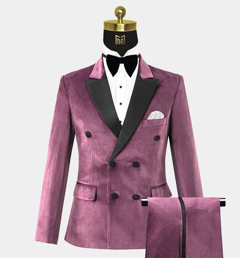 Velvet Prom Suit, Mens Tailored Suits, Prom Men, Best Suits For Men, Custom Tuxedo, Prom Suits For Men, Velvet Tuxedo, Double Breasted Tuxedo, Suits Men