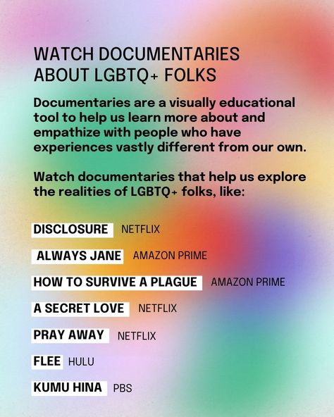 🏳️‍🌈 PRIDE MONTH IS HERE! 🏳️‍🌈 This month-long celebration is an opportunity to celebrate the beautiful spectrum of gender and sexuality and come together to fight for equality and justice in the LGBTQ+ community.​​​​​​​​​ More than ever, the queer community deserves the space to rejoice, grieve, dance, and feel together in safety — and while a month isn't nearly long enough, it's a great place to start. Swipe for ways we can all join in celebrating, taking thoughtful action, and making thi... Gender And Sexuality, Pride Month, A Month, To Start, Feelings, Instagram