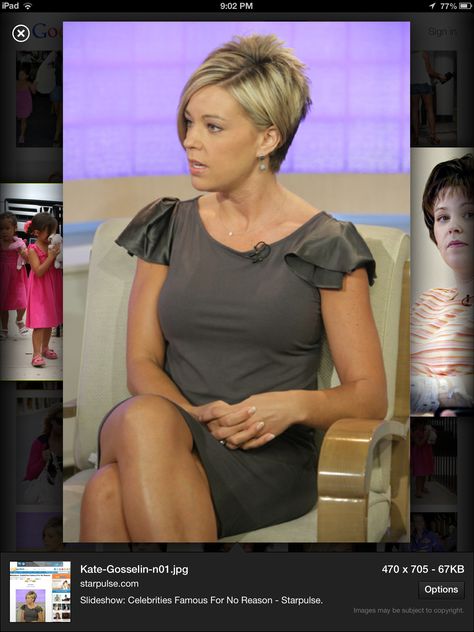 Love Kate's hair. Kate Plus 8 Hair, Kate Gosselin Hair, Kate Plus 8, Kate Gosselin, Funky Short Hair, Shorter Hair, Hair Straighteners, Funky Hairstyles, Cute Cuts