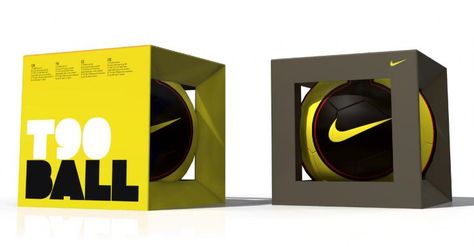 Packaging of the World: Creative Package Design Archive and Gallery: Nike Football Brilliant Packaging Design, Brilliant Packaging, Magazine Web Design, Box Packaging Design, Cardboard Packaging, Photography Packaging, Nike Football, Pretty Packaging, Creative Packaging Design