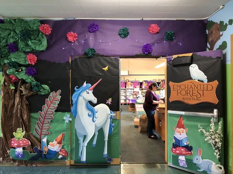 Once Upon A Book Fair, Month Themes, Homeroom Mom, Reading Week, Fair Theme, Forest Book, Scholastic Book Fair, Reading Month, Fairy Tale Books