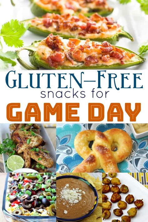 Get ready for the big game day with these easy to prepare Gluten-Free snacks and appetizers! #superbowl #appetizers #glutenfree #football #gameday Gluten Snacks, Gluten Free Super Bowl Snacks, Gluten Free Super Bowl Food, Snacks For Game Day, Gluten Free Super Bowl, Gluten Free Party Food, Healthy Superbowl Snacks, Superbowl Appetizers, Pizza Snacks