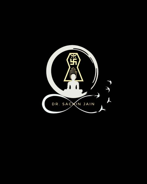 Jain Symbol Logo, Jain Symbol, Spiritual Symbols, Symbol Logo, Graphics Inspiration, Tshirt Design, Logo Design, Tshirt Designs, Layout