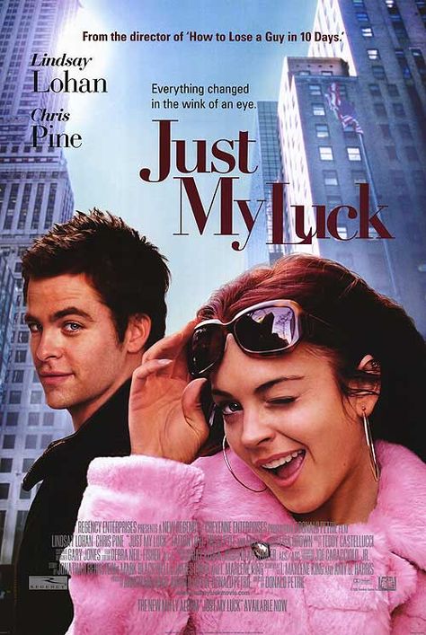 Just My Luck (2006) Luck Movie, Bree Turner, Just My Luck, Jenifer Aniston, Girly Movies, رعب نفسي, Teen Movies, Jean Harlow, Chick Flicks