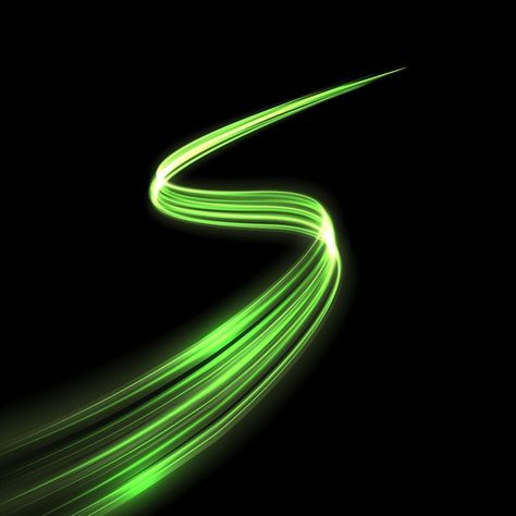 Vector glow light trail effect. glowing ... | Premium Vector #Freepik #vector #light-wave #glowing-lines #round-light #light-line Dark Aero, Light Effect Photoshop, Light Overlay, Light Streaks, Line Web, Tech Inspiration, Film Texture, Church Backgrounds, Glowing Background