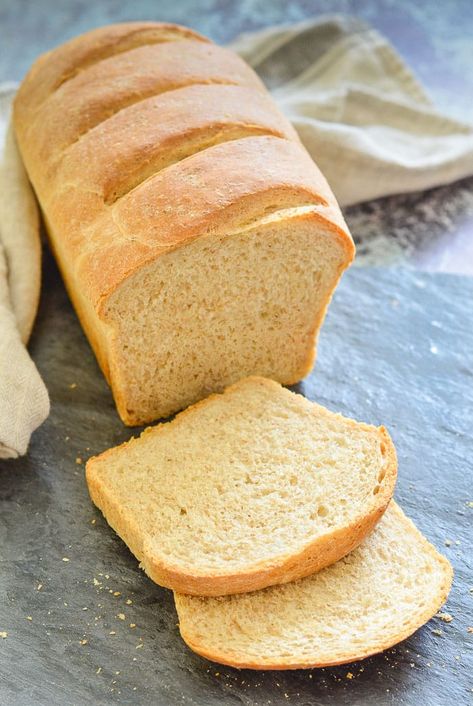 Easy Whole Wheat Bread Millet Bread, Whole Wheat Bread Recipe, Seeded Bread Recipes, Vegan Bread Recipe, Ezekiel Bread, Wheat Bread Recipe, Muffin Bread, Vegan Sugar, Sesame Seed