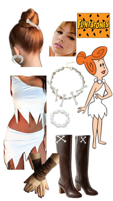 Halloween costume inspo Flintstones Halloween Costumes, Red Head Halloween Costumes, Flintstones Costume, Costume Inspo, Dress Up Day, Halloween Looks, Couples Costumes, Cute Halloween, Redheads