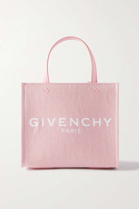 Givenchy Tote Bag, Judith Leiber Bags, Givenchy Bag, Pink Tote Bags, Girly Accessories, Pink Tote, Purse Styles, Printed Canvas, Essential Bag