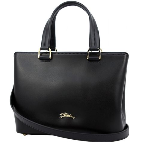 Longchamp - Sacs à main  pour femme en cuir - noir Longchamp Handbags, Black Leather Handbags, Leather Tote, Fashion Designer, Designer Handbags, Calf Leather, Leather Handbags, Bags Handbags, Dust Bag