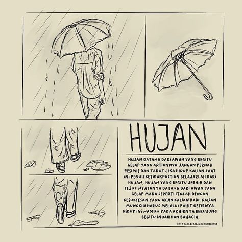 Raining Drawing Sketches, Coret Coret Ideas Book, Rain Sketch, Ide Jurnal, Romantic Book Quotes, Bulletin Journal Ideas, Seni Dan Kraf, Diary Book, Art Journal Therapy