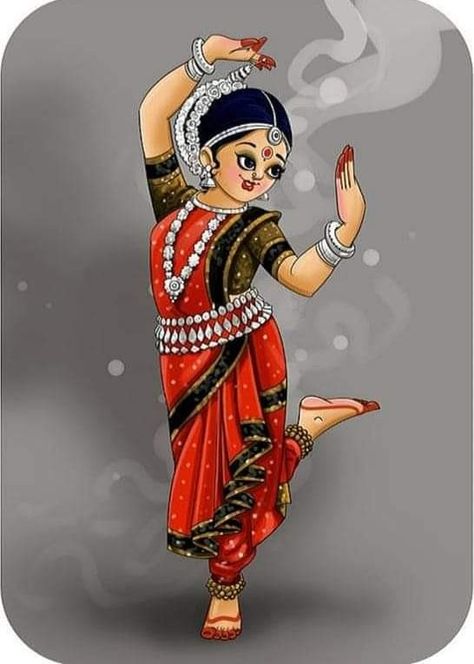 Dancer Art Painting, Dancer Drawing, Dance Of India, Childhood Memories Art, Dancer Painting, Saree Painting, Dancing Drawings, Cultural Art, Indian Art Gallery