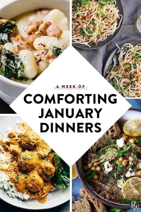 January In Season Recipes, What To Cook In January, January Seasonal Recipes, January Dinner Recipes, Healthy January Recipes, January Dinner Ideas, January Food Ideas, January Dinners, Healthy Winter Recipes Dinner