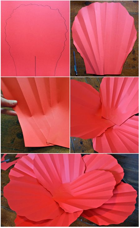 The House That Lars Built.: let me make you some giant paper flowers Diy Flores, Fleurs Diy, Large Paper Flowers, Tissue Paper Flowers, Giant Paper Flowers, Giant Flowers, Paper Flower Tutorial, Paper Flowers Diy, Construction Paper