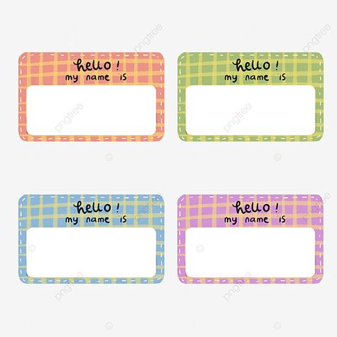 Name Plate For Notebook, Nametag Template Aesthetic, Name Tags Printable Templates Aesthetic, Nametag Templates Free Printable, Nametag Ideas Aesthetic, Sticker Name Labels Aesthetic, Aesthetic Name Plate, Aesthetic Name Tags For School, Name Template Aesthetic Printable