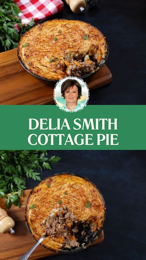 Delia Smith Cottage Pie Minced Beef And Onion Pie, Delia Smith Recipes, Mince Beef Recipes, Cottage Pie Recipe Beef, Mushroom Ketchup, Mushroom Pie Recipe, Salty Tart, British Food Traditional, Cottage Pie Recipe