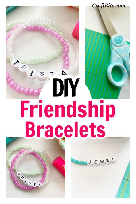 Letter Bracelet Beads, Make Your Own Bracelet, Friendship Bracelets With Beads, Pet Shampoo, Letter Bracelet, Diy Letters, Diy Craft Tutorials, Beading Needles, Friendship Bracelets Diy