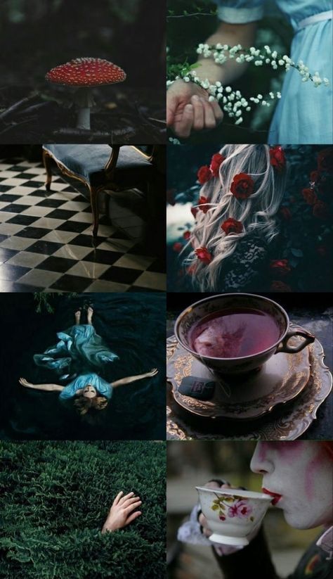 Wonderland Aesthetic, Alice And Wonderland, Alice In Wonderland Aesthetic, Dark Fairytale, Alice Madness Returns, Tim Burton Films, Alice Madness, Dark World, Alice In Wonderland Tea Party