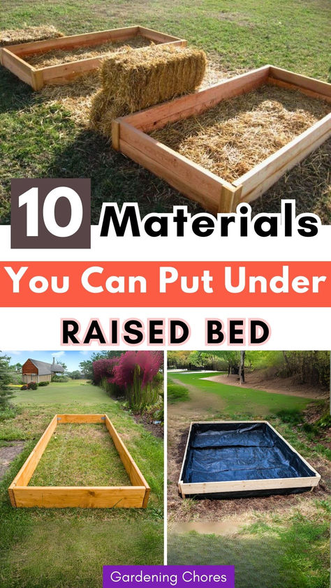 What Should I Put On The Bottom Of My Raised Bed? Raised Garden Bed Soil, Making Raised Beds, Kill Weeds, Vegetable Garden Planning, Pallets Garden, Water Retention, Clay Soil, Soil Health, Soil Improvement