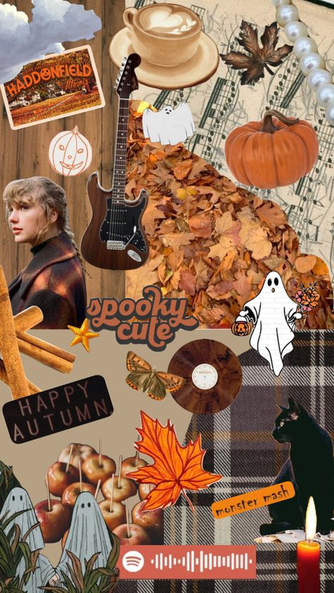 Autumn Lockscreen, Fall Collage, Imagenes Aesthetic, Halloween Wallpapers, Fall Stuff, October Halloween, Pretty Images, Halloween Autumn, Best Seasons