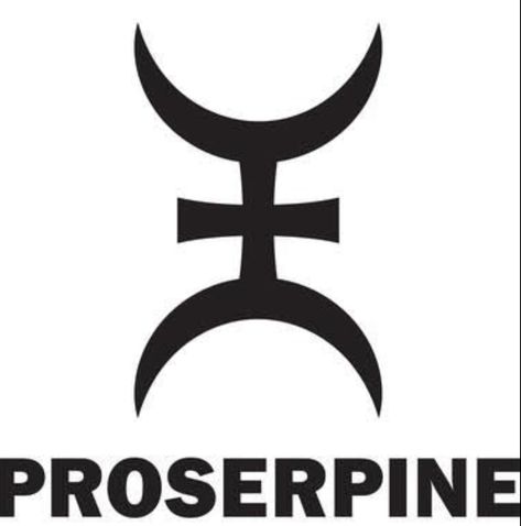 Symbol Of Persephone, Symbols For Persephone, Hades Sigil, Persephone Symbolism, Persephone Sigil, Persephone Tattoo Symbols, Astrology Glyphs, Persephone Symbol, Persephone Altar