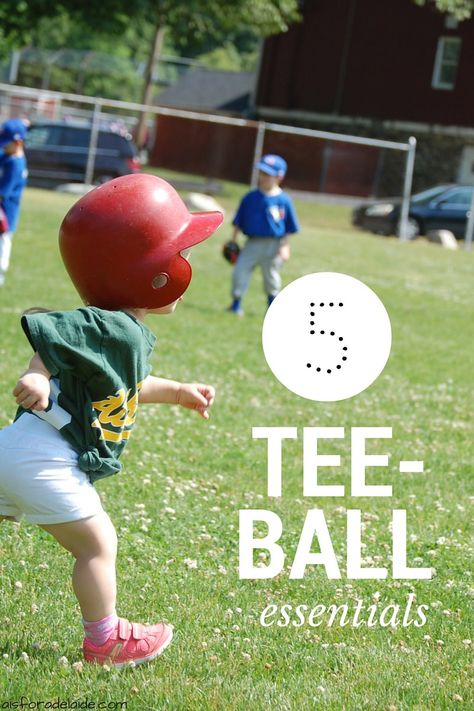 5 essentials for tee-ball season! How To Coach Tball, Tball Drills For Kids Fun, Baseball Practice Outfit, T Ball Drills, Tee Ball Practice Ideas, Baseball Mom Essentials, Tball Practice Ideas, Tball Practice, Tball Drills