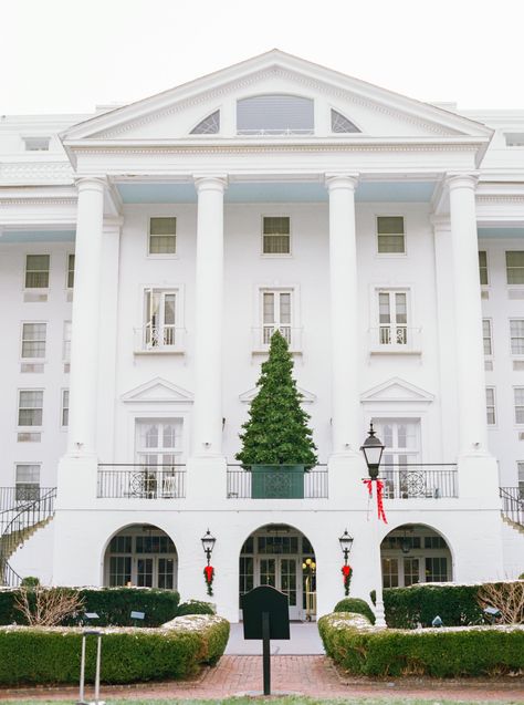 A Very Merry Hot Pink and Green Christmas Wedding at Greenbrier Resort Green Christmas Wedding, The Greenbrier Resort, Pink And Green Christmas, Greenbrier Resort, Hot Pink And Green, The Greenbrier, Mountain Home, Green Christmas, Christmas Wedding