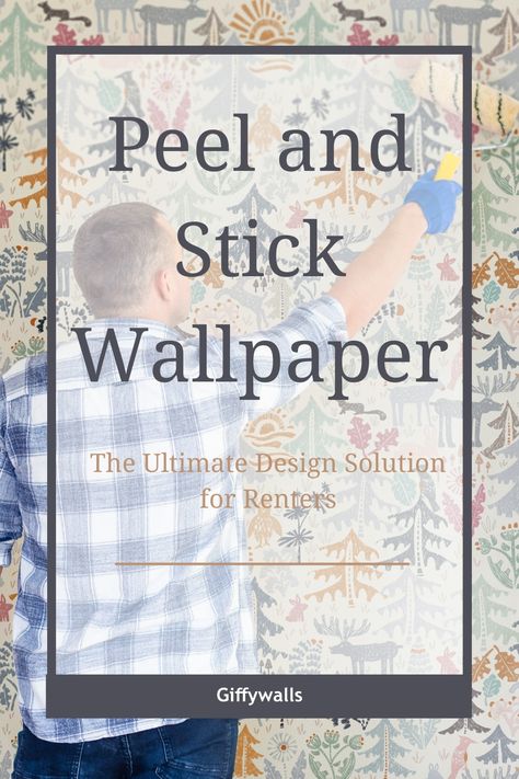 Peel and Stick Wallpaper: The Perfect Design Hack for Renters Kitchen Peel And Stick Wallpaper, Stairway Wallpaper, Poppy Flower Painting, Tree Wallpaper Mural, Rustic Wallpaper, Tree Wall Murals, Shirt Inspiration, View Wallpaper, Temporary Wallpaper