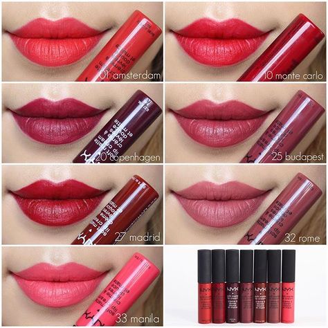 Monte Carlo <3 Nyx Soft Matte Lip Cream, Nyx Soft Matte, Nyx Lip, Nyx Lipstick, Soft Matte Lip Cream, Velvet Teddy, Nyx Makeup, Matte Lip Cream, Makeup To Buy