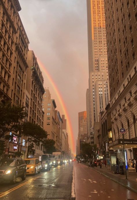 #nyc #aesthetic #tiktok #rainbow #rain #nycsunset #newyorkcity, wallpaper background, aesthetic background, iphone background Rainy Day Wallpaper, New York Rain, Wallpaper Background Aesthetic, Rainy Wallpaper, City Rain, Rain Pictures, Rainy City, Rain Photo, Rainy Day Aesthetic