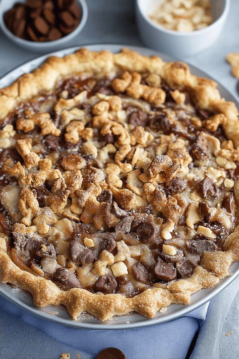 Mixed Nut Pie Recipes, Texas Yum Yum Pie, Tarheel Pie, Texas Trash Pie Recipe Southern Living, Shoo Fly Pie Recipe, Trash Pie Recipe, Texas Trash Pie Recipe, Cashew Pie, Texas Trash Pie