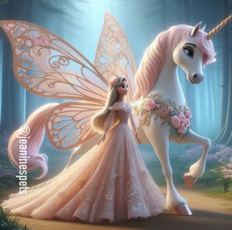 @jeaninespets Real Unicorn Pictures, Fairy Cartoon, Flamingo Vector, Unicorn Artwork, Unicorn And Fairies, Real Unicorn, Pink Wallpaper Girly, Unicorn Pictures, Pencil Sketch Images