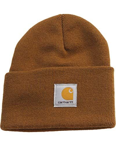 Carhartt Men's Knit Cuffed Beanie Bonnet Carhartt, Carhartt Beanie, Cold Weather Hats, Cool Gifts For Teens, Carhartt Logo, Warm Winter Hats, Mens Beanie, Cuffed Beanie, Tassels Fashion