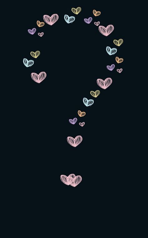 Question Mark Single Heart Wallpaper, Black Wallpaper Iphone Dark, Black Phone Wallpaper, Wallpaper Pastel, Black Wallpaper Iphone, Backgrounds Phone Wallpapers, Emoji Wallpaper, Flower Phone Wallpaper, Tumblr Wallpaper