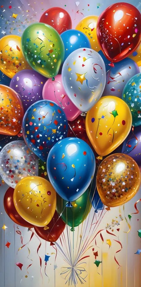 Birthday Balloons Wallpaper, Happy Birthday With Balloons, Cute Happy Birthday Wishes, Balloons Wallpaper, Animated Happy Birthday Wishes, Cute Birthday Wishes, Happy Birthday Wishes Pics, Birthday Wishes For Kids, Birthday Wishes Pics