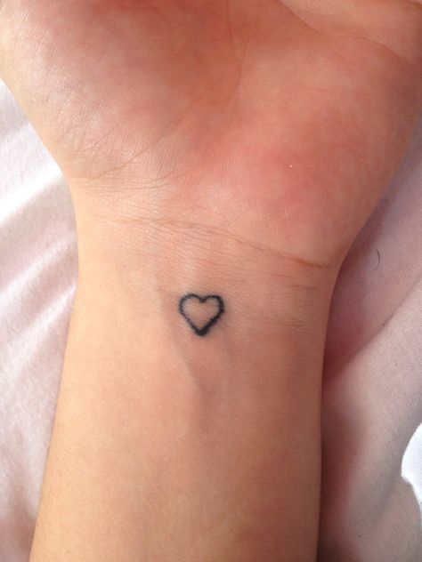 My own tattoo - cute little heart on wrist. Wearing my heart on my sleeve! Heart On Wrist Tattoo, Heart On Your Sleeve Tattoo, Heart On Wrist, Wrist Heart Tattoo, Heart Wrist Tattoos, Heart Tattoo On Wrist, Heart Wrist Tattoo, My Own Tattoo, Heart Tat