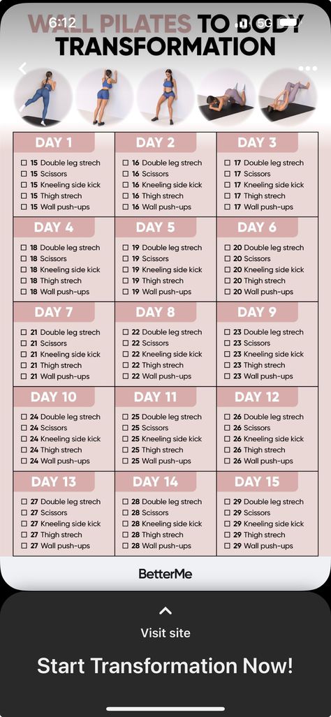 20 Day Pilates Challenge, Pilates Plan 30 Day, 30 Day Wall Pilates Challenge Free, Wall Pilates Free Workout Plan, 21 Day Fix Pilates Workout Cheat Sheet, Pilates Printable Workouts, 21 Day Pilates Wall Workout Challenge, Wall Pilates Exercises, Wall Push Ups