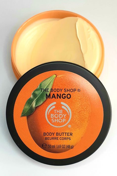 Mango scented body butter from The Body Shop. #thebodyshop #mango #bodybutter #bodycare #summer Perfect Summer Body, Mango Body Butter, Body Shop Body Butter, Body Conditioner, Diy Body Care, Body Care Routine, Diy Body, Mango Butter, Summer Body