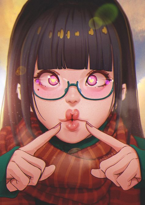 Unforgettable Kiss by magion02 Patreon Art, Manga Poses, Kissy Face, Face Illustration, Face Sketch, People Illustration, Artist Gallery, Art Reference Photos, Manga Girl