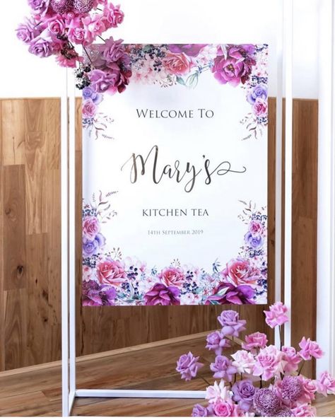 Floral Welcome Board, Christian Wedding Gowns, Itinerary Design, Wedding Welcome Board, Welcome Board, Photo Backdrop Wedding, Welcome Boards, Christian Wedding, Mum Birthday