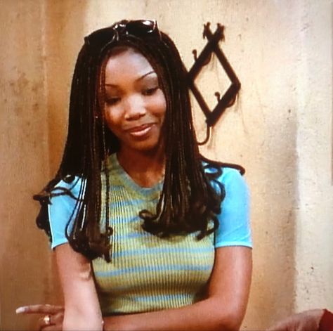 Brandy Hairstyles 90s, Brandy Braids 90s, Moesha Braids Hairstyles, Brandy Hairstyles, Moesha Hairstyles, 90s Braids Hairstyles, Natural Box Braids, Moesha Braids, Box Braids Inspiration