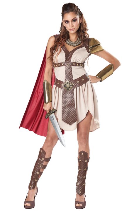 Gladiator Outfit, Wizard Of Oz Dorothy Costume, Lady Warrior, Gladiator Costumes, Edgy Fall Outfits, Dorothy Costume, Historical Warriors, Warrior Costume, California Costumes