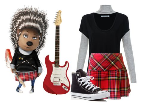 "Ash (Sing)" by hestiarocks ❤ liked on Polyvore featuring Alexander Wang and Converse Ash Sing Costume, Sing Costumes, Sing Characters, Ash Costume, Sing Party, Sing Movie, Flower Birthday Party, Sing 2, Halloween Family