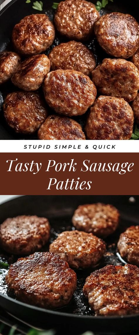 Image for Tasty Pork Sausage Patties Pork Sausage Patty Recipes, Pork Patty Recipes, Pork Sausage Recipes Breakfast, Pork Patties Recipes, Sausage Patty Recipes, Pork Sausage Patties, Pork Patties, Breakfast Sausage Patties, Pork Sausage Recipes