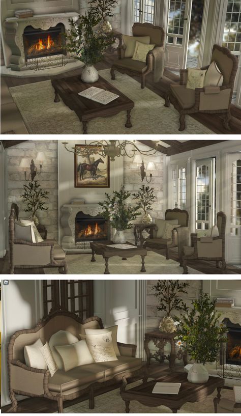 Bloxburg Frontyard Idea, Traditional Style Apartment, Bloxburg Living Room Ideas Dark Academia, Bloxburg Old Money Living Room, Classical Bloxburg House, Bloxburg Living Room Vintage, Bloxburg Inspo Realistic, Fancy Bloxburg Living Room, Old Timey Bloxburg Houses