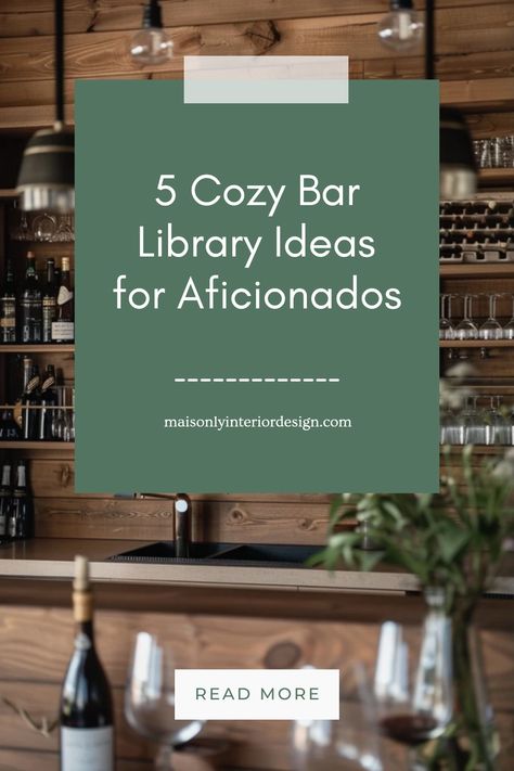 Looking to blend your love for books with a stylish drinking nook? Discover these 5 cozy bar library ideas designed especially for book lovers. From creating a reading corner that incorporates sleek bar carts to vintage liquor cabinets filled with your favorite reads and glasses, these suggestions encourage you to enjoy both cocktails and classics. Imagine hosting friends for drinks announced by page-turning literature. Transform your home with ambient lighting and organized shelves to keep everything flowing, lining them up by theme or color. Bookshelf With Bar, Bookshelf Bar Ideas, Library Cafe Aesthetic, Library Bar Room, Cozy Bookstore Aesthetic, Organized Shelves, Bookshelf Bar, Bar Library, Bar Lounge Room