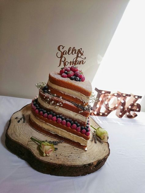 Heart shaped Naked wedding cake for Northumberland  barn wedding June 16 Heart Cake Decoration, Cake Heart, Heart Cake, June 16, Everlasting Love, Cake Decoration, Barn Wedding, Birthday Decorations