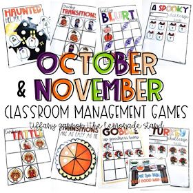 October Classroom Management, October Behavior Management, Class Incentives, November Classroom, Early Childhood Education Resources, Classroom Incentives, October Classroom, Kindergarten Classroom Management, Behavior Incentives